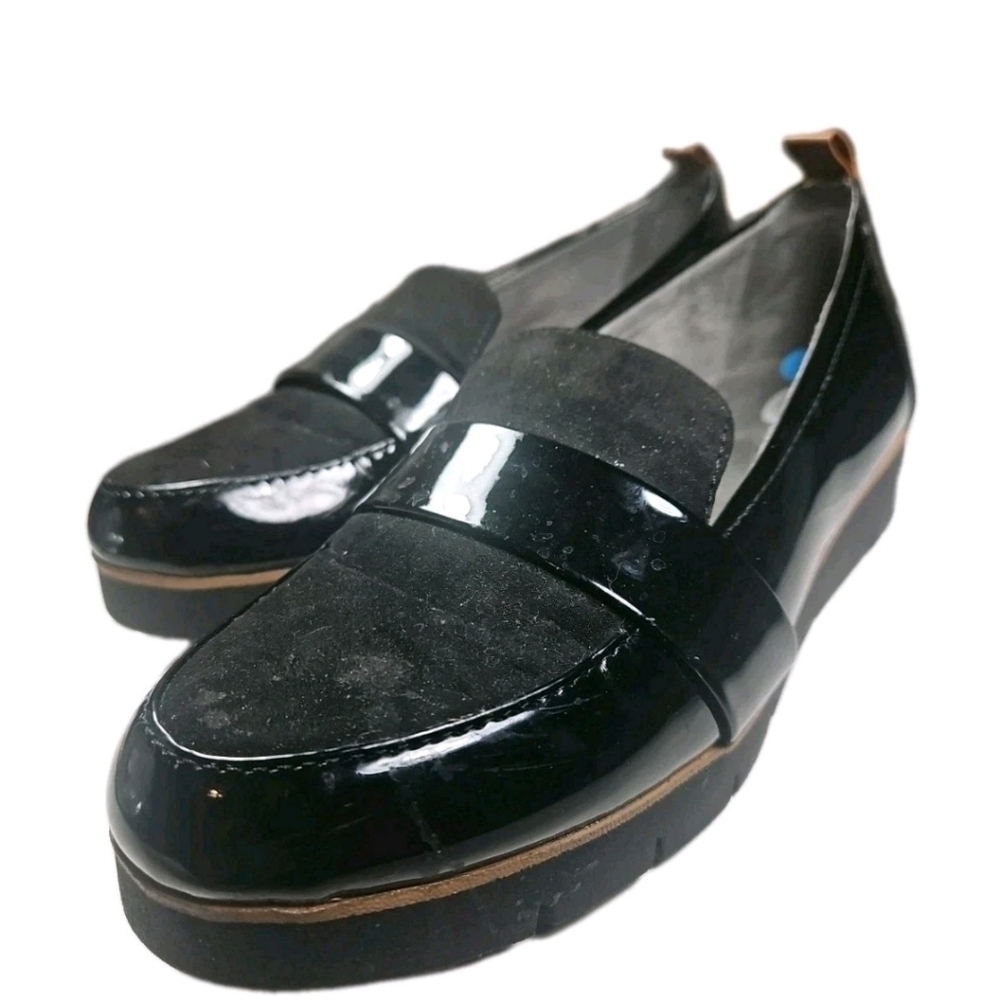 Dr. Scholl's Webster Loafer Women Sz7 Blk Office Y2k Boho Cottage Barbie[6A